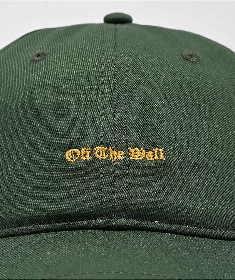 Vans Off The Wall Green Strapback Hat