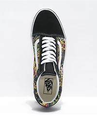 Vans Old Skool Beauty Skull Black & White Skate Shoes