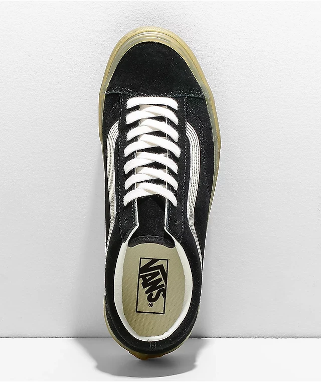 Vans Vault Og Old Skool Lx Suede Canvas Marshmallow Suede Black