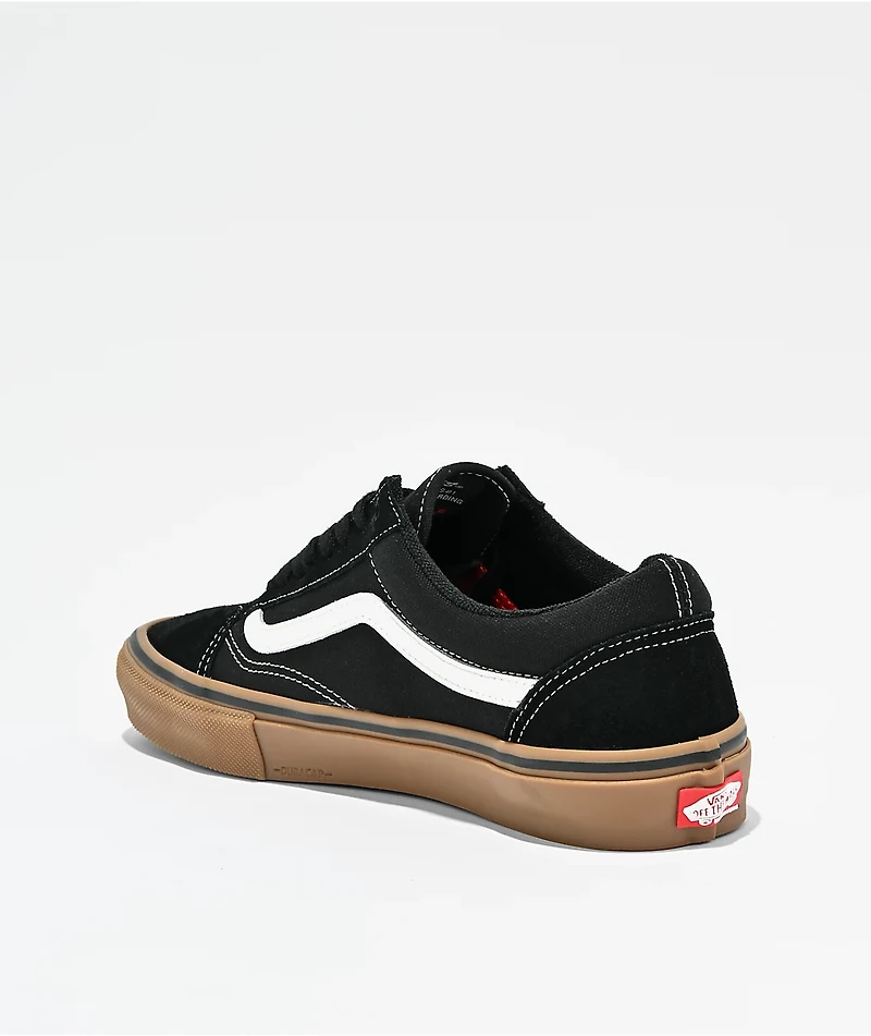Vans Old Skool Black, White & Gum Skate Shoes