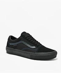 Vans Old Skool Black & Blue Skate Shoes