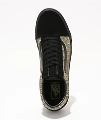 Vans Old Skool Black & Camo Skate Shoes