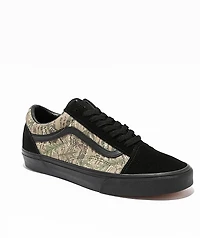 Vans Old Skool Black & Camo Skate Shoes