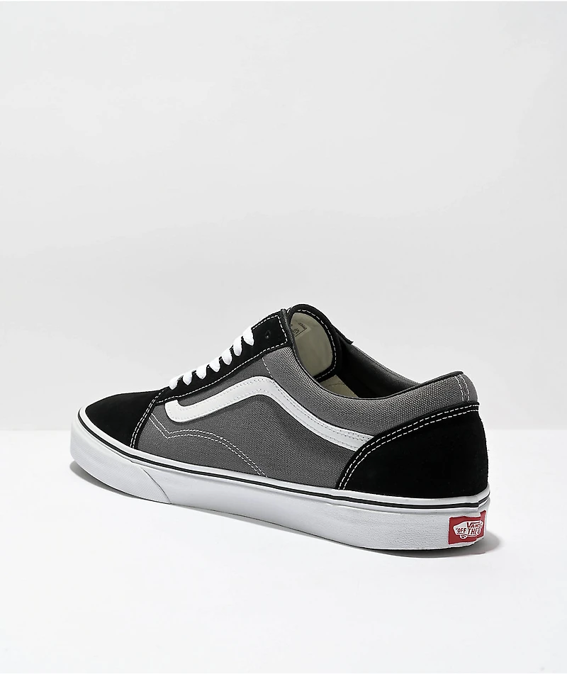 Vans Old Skool Black & Pewter Skate Shoes