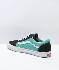 Vans Old Skool Black & Waterfall Skate Shoes