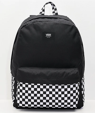 Vans Old Skool Black & White Checkerboard Backpack