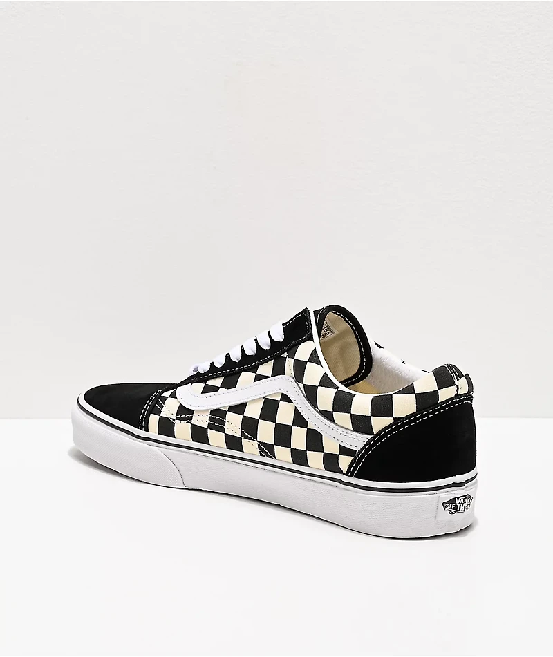 Vans Old Skool Black & White Checkered Skate Shoes