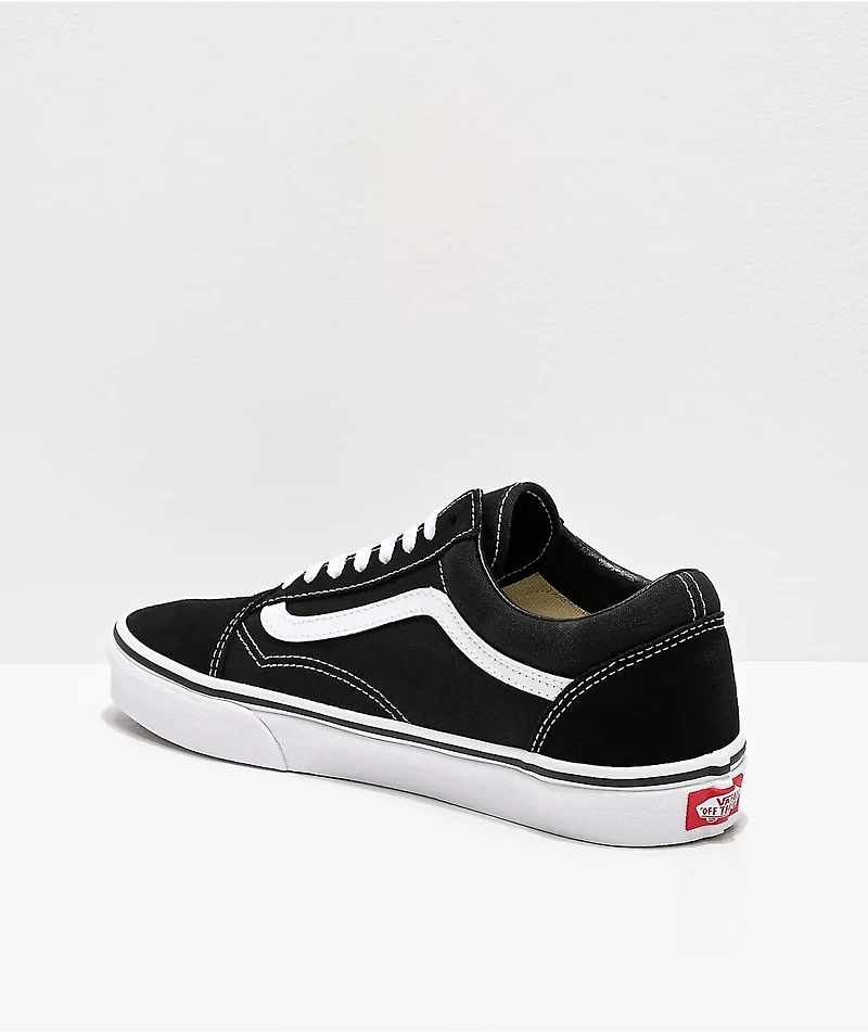 Vans Old Skool Black & White Skate Shoes
