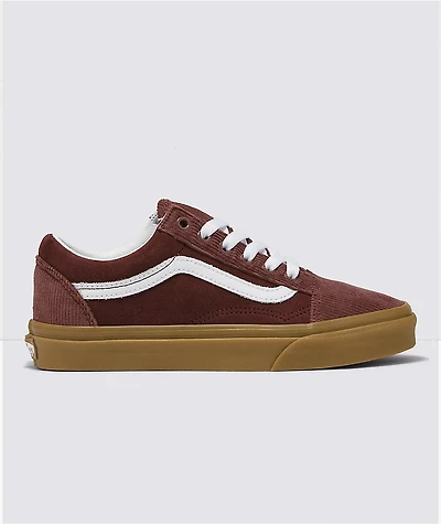 Vans Old Skool Brown Corduroy Skate Shoes