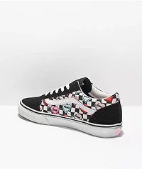 Vans Old Skool Candy Hearts Black & White Skate Shoes