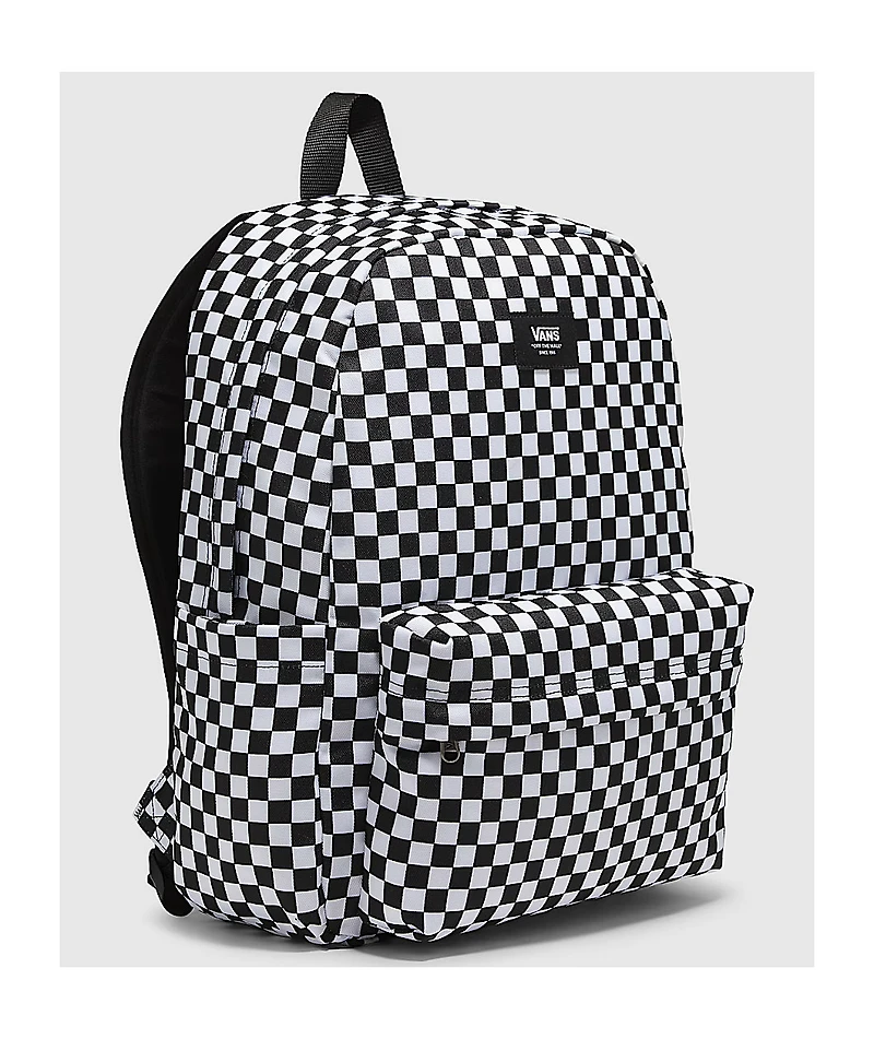 Vans Old Skool Checkerboard White & Black Backpack