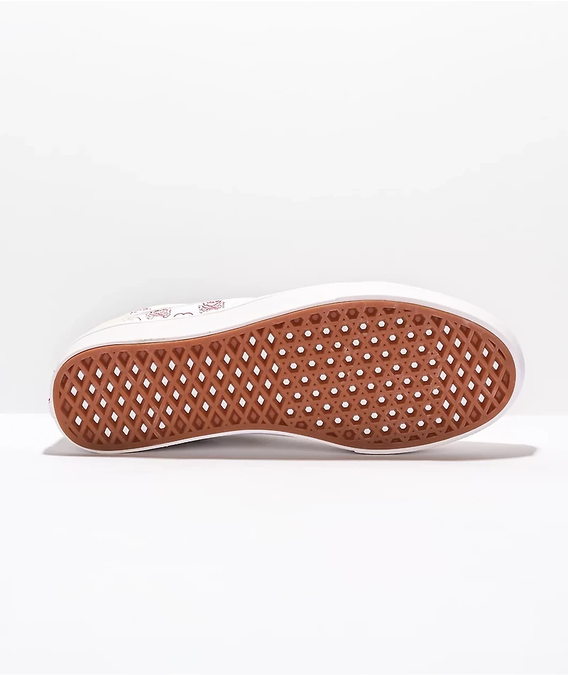Vans Old Skool ComfyCush Coldheart White Skate Shoes