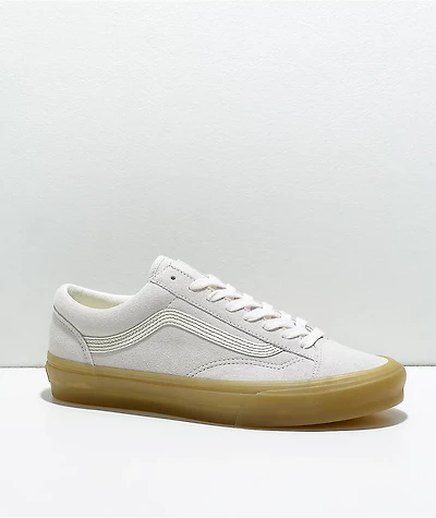 Vans Old Skool Dawn Blue, Marshmallow, & Double Light Gum Skate Shoes