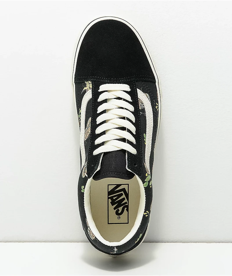 Vans Old Skool Desert Snake Black Skate Shoes