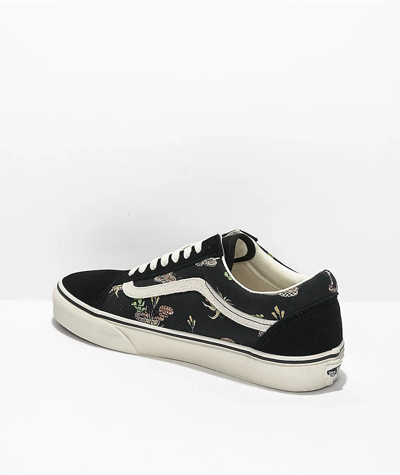 Vans Old Skool Desert Snake Black Skate Shoes