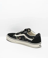 Vans Old Skool Desert Snake Black Skate Shoes