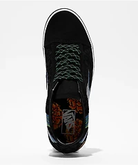 Vans Old Skool Dia De Los Muertos Black & Blue Skate Shoes