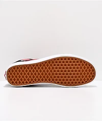 Vans Old Skool Flame Black & White Skate Shoes