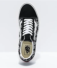 Vans Old Skool Flash Skulls Black & Multi Skate Shoes