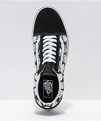 Vans Old Skool Glow-In-The-Dark Skulls Skate Shoes
