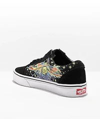 Vans Old Skool Glow Wizard Black & White Skate Shoes