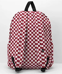 Vans Old Skool H2O Red Checkered Backpack