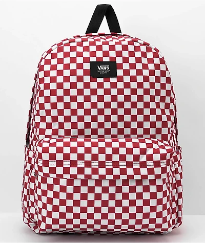 Vans Old Skool H2O Red Checkered Backpack