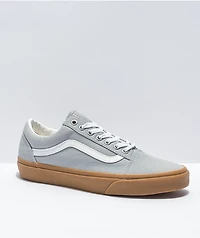 Vans Old Skool High Rise Grey, White, & Gum Skate Shoes