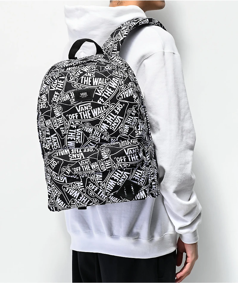Vans Old Skool III Off The Wall Black & White Backpack