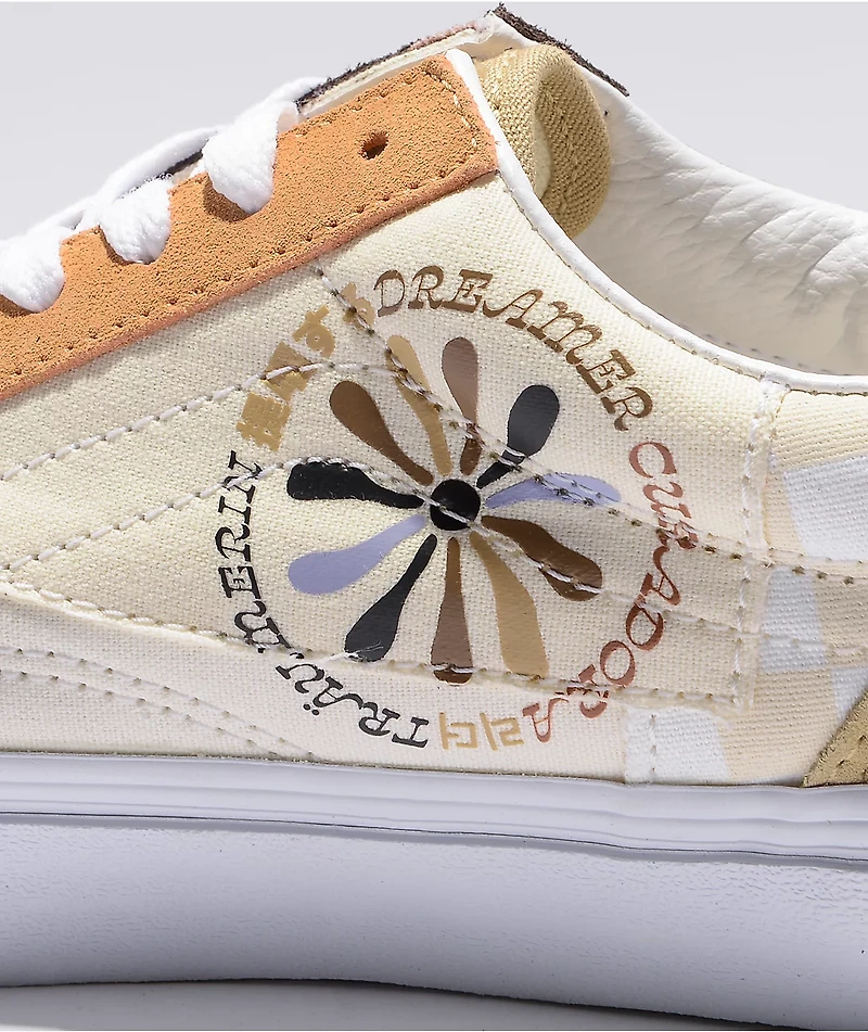 Vans Old Skool International Women‚Äôs Day Patchwork & True White Skate Shoes