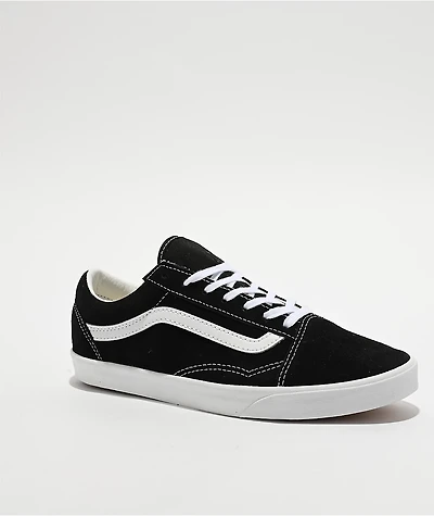 Vans Old Skool Lowpro Black & White Skate Shoes