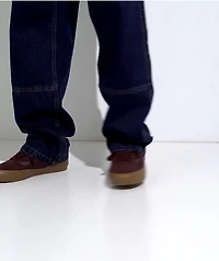 Vans Old Skool Maroon & Gum Skate Shoes