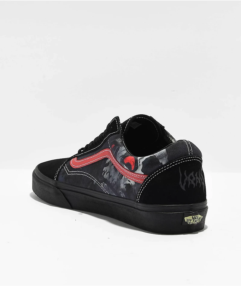 Vans Old Skool Midnight Shift Black Skate Shoes