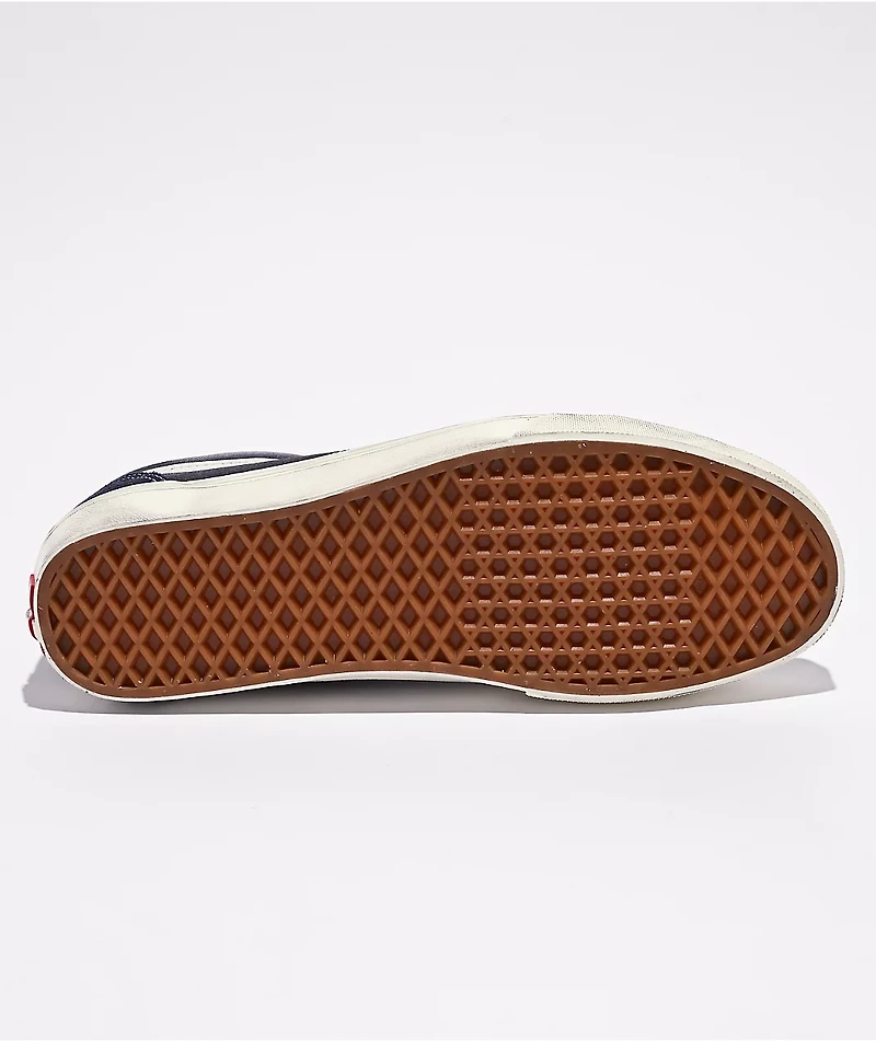 Vans Old Skool Paris Night Distressed Blue Skate Shoes