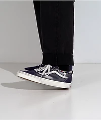 Vans Old Skool Paris Night Distressed Blue Skate Shoes