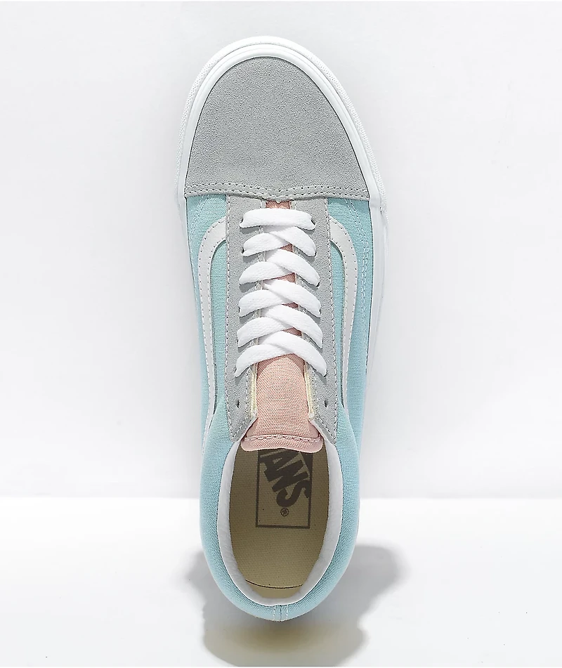 Vans Old Skool Pastel Colorblock Platform Shoes