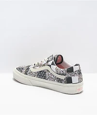 Vans Old Skool Patchwork Floral Black & White Skate Shoes