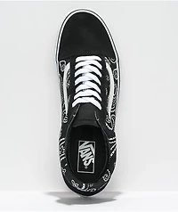 Vans Old Skool Peace & Paisley Black Skate Shoes