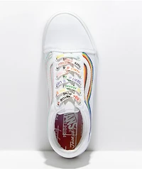 Vans Old Skool Pride White Skate Shoes