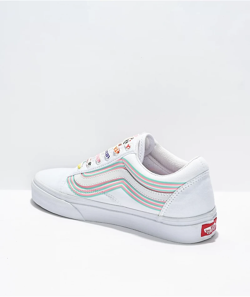 Vans Old Skool Pride White Skate Shoes
