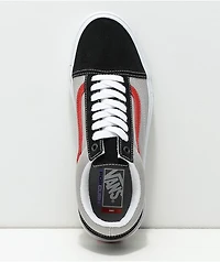 Vans Old Skool Pro BMX Black, Grey, & Red Shoes