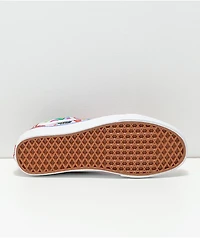 Vans Old Skool Racing Red & White Skate Shoes