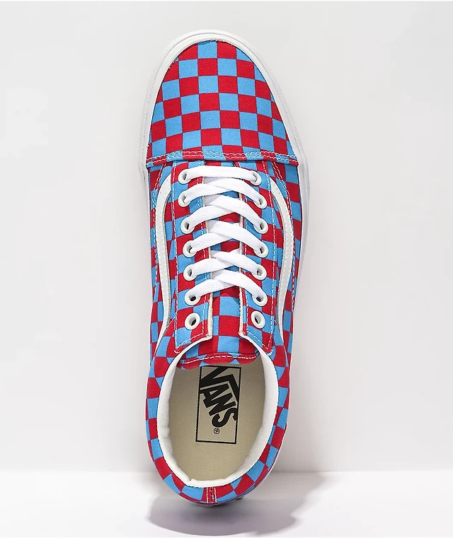 Shoes Sale Red Checkerboard Vans Tilly's Vans Old Skool Red