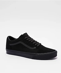 Vans Old Skool Reflective Pop Black Skate Shoes