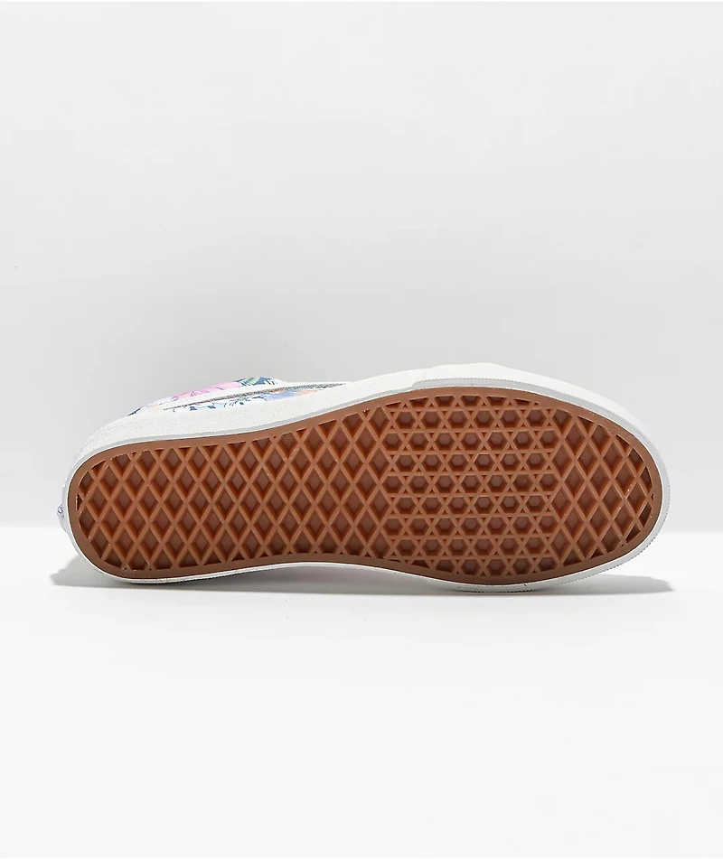 Vans Old Skool Retro Floral & Tan Skate Shoes