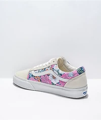 Vans Old Skool Retro Floral & Tan Skate Shoes