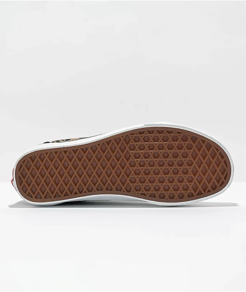 Vans Old Skool Rose Dreams Black Skate Shoes