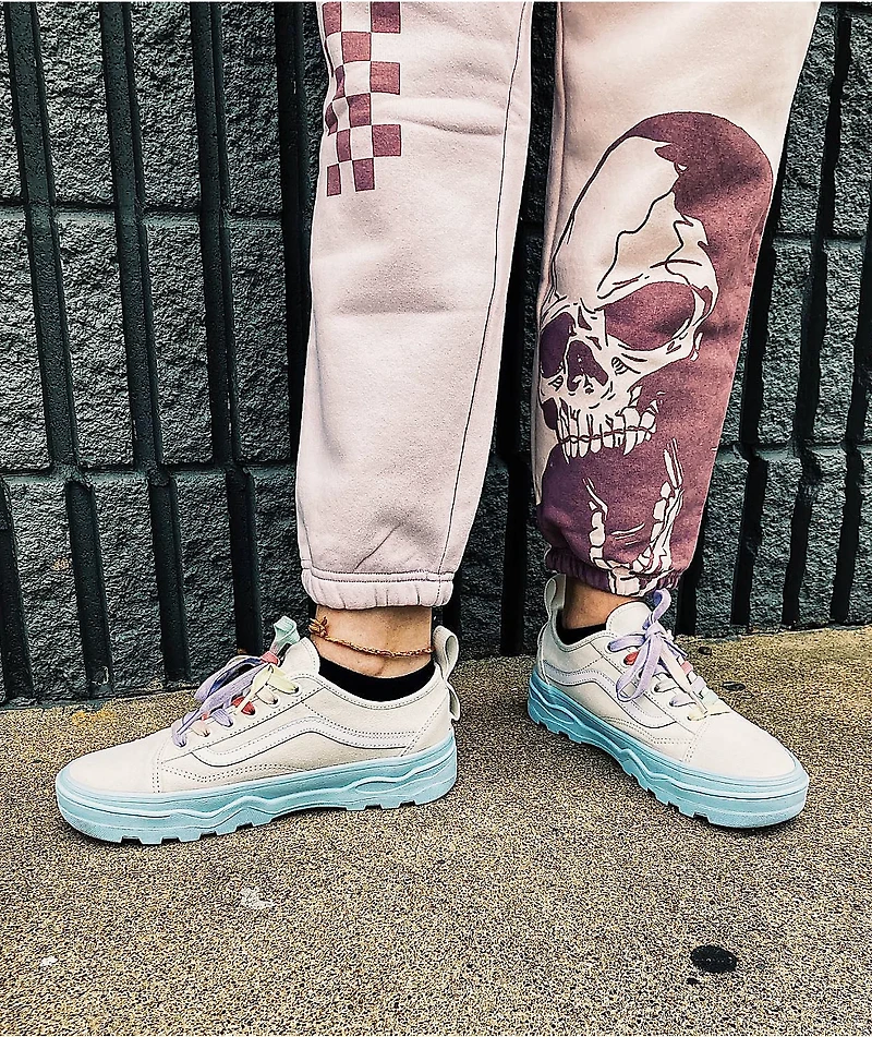 Vans Old Skool Sentry Tan & Pastel Blue Shoes