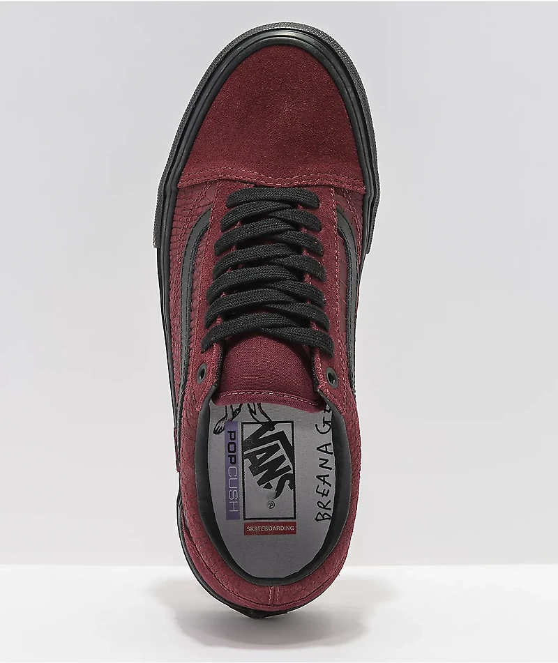 Vans Old Skool Skate Breana Geering Port Royale & Black Shoes