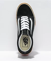 Vans Old Skool Stacked Black & White Platform Shoes